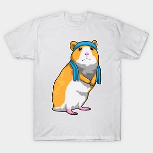 Hamster at Fitness with Towel T-Shirt